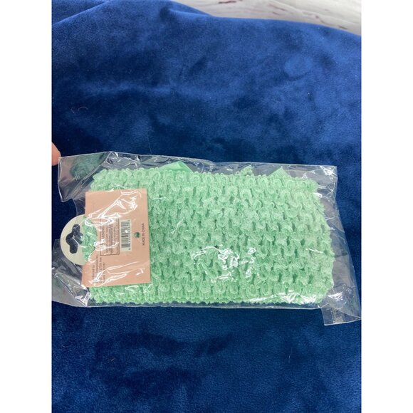 d'Bello Accessories Mint Green Infant Girl Headband With Bow - Picture 2 of 6